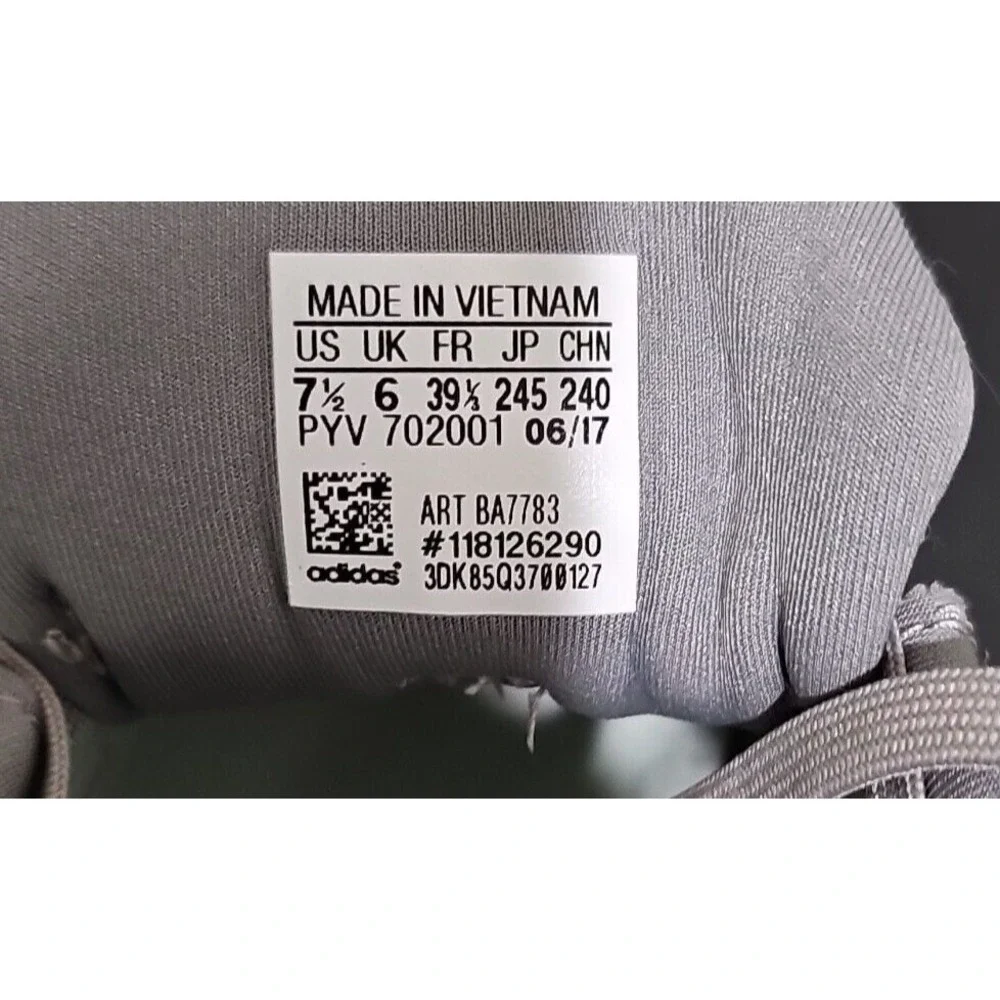 Adidas Mens Response Boost LT BA7783 Gray‎ Running Shoes Sneakers Size 7.5